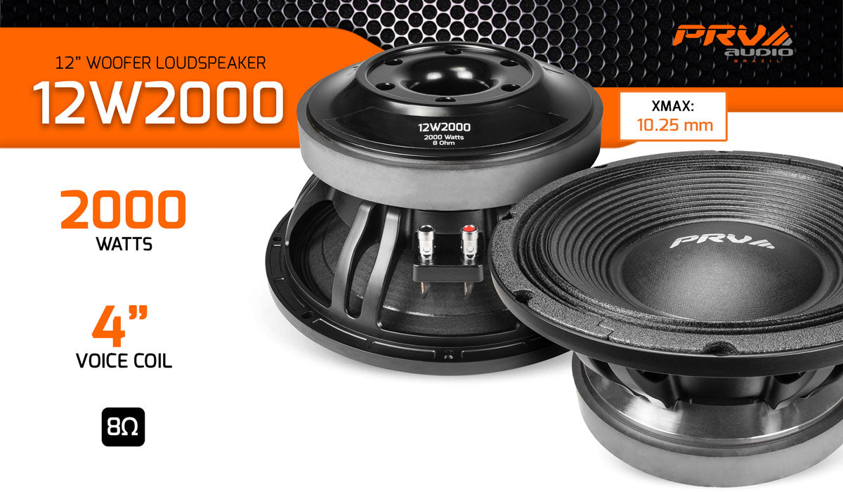 PRV AUDIO 12W2000 8OHMS