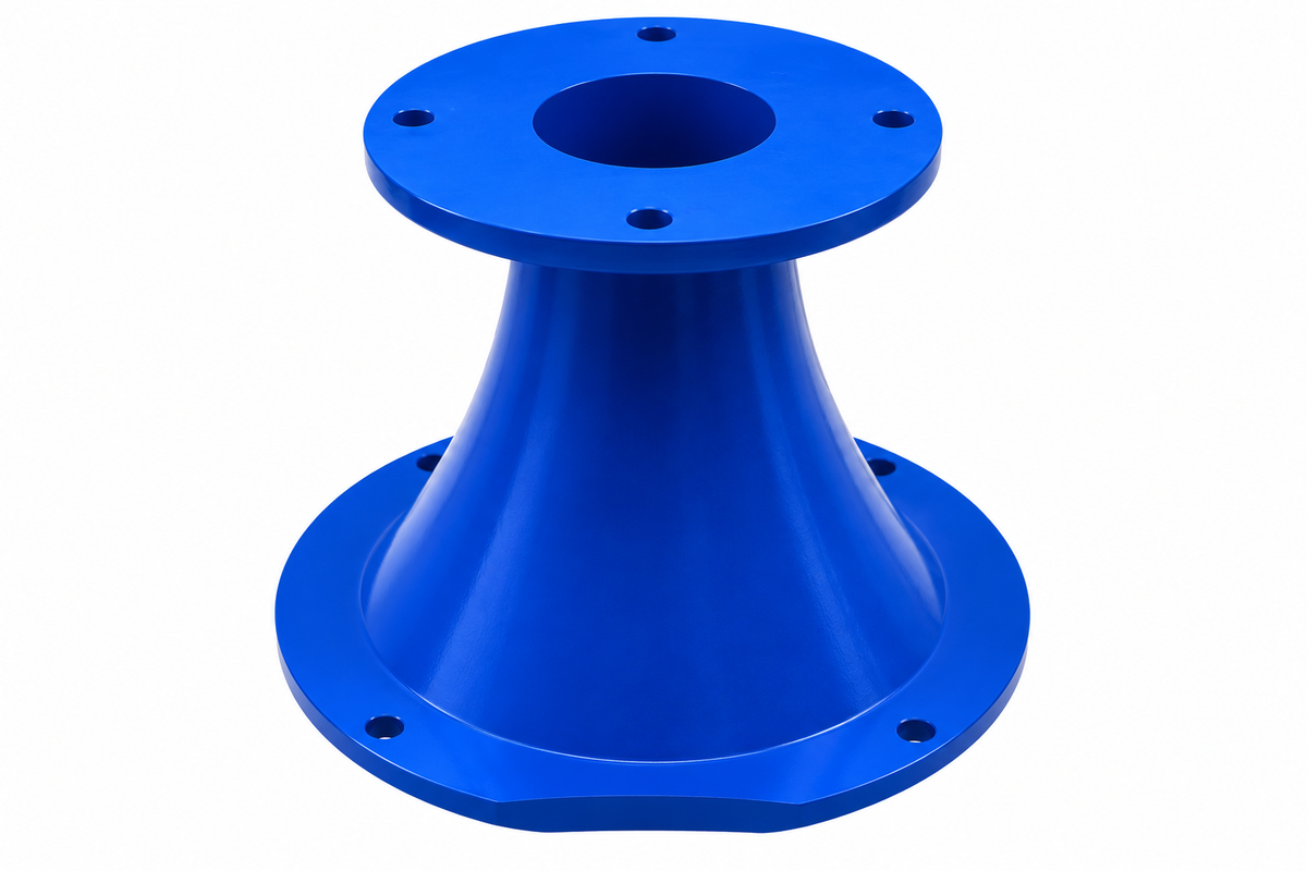 Blue Aluminum Car Audio Horn / Waveguide/Diffuser – High Output Professional Design 2" Throat