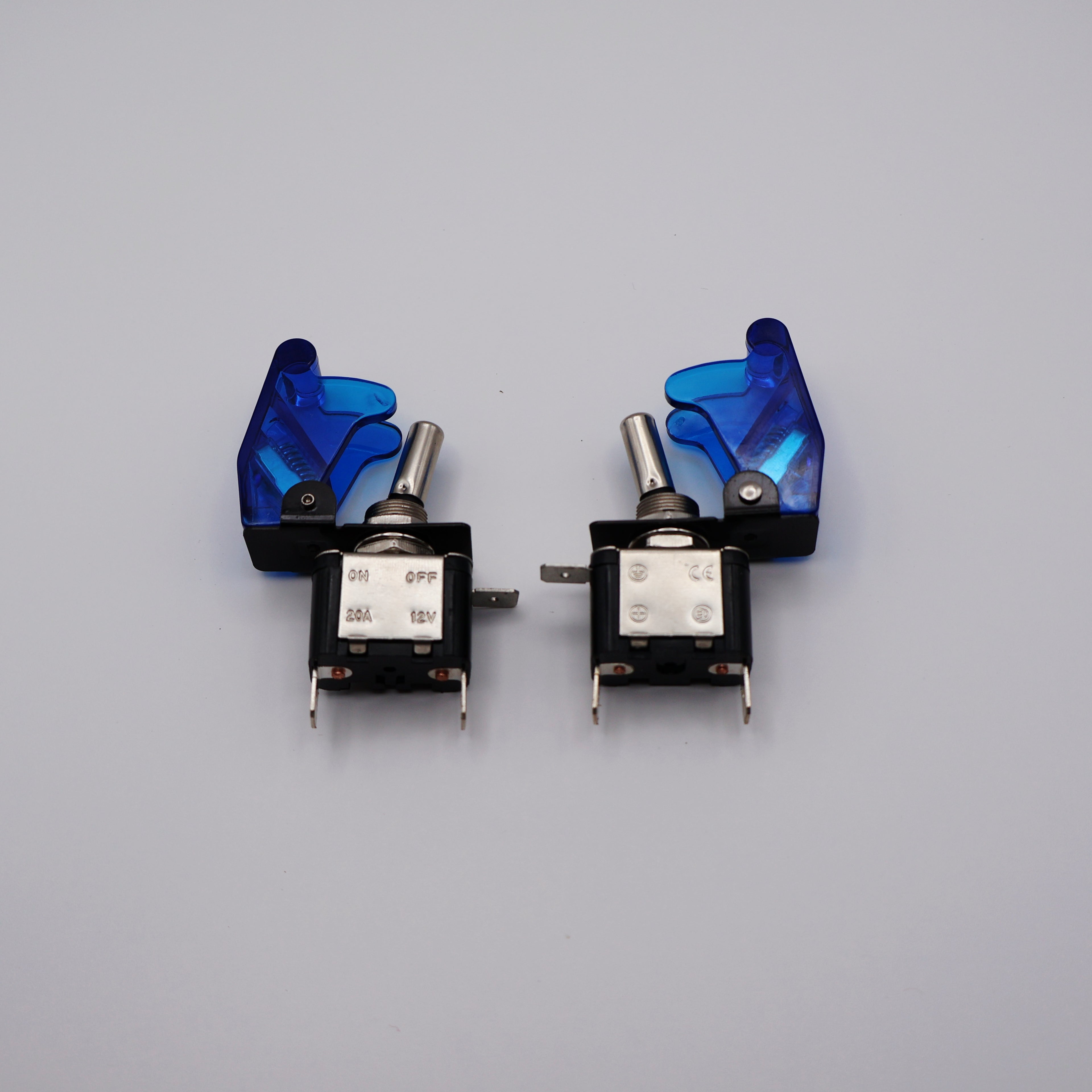 BLUE TOGGLE SWITCH 12V 20A 2 PACK