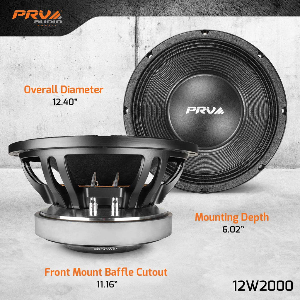 PRV AUDIO 12W2000 8OHMS